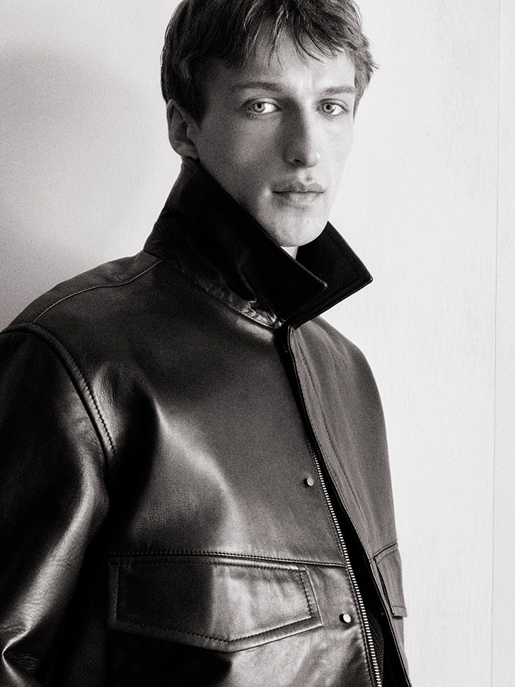 レザーブルゾンジャケット